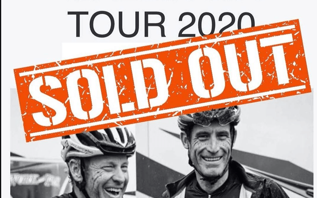 Cartel de “Sold Out” del Tour Mallorca de Lance Amstrong