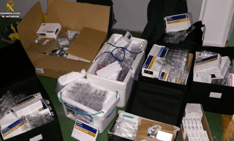 EPO doses seized by the Civil Guard Operation Hypoxianet