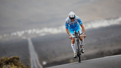 Subida en el segmento ciclista del IRONMAN Lanzarote