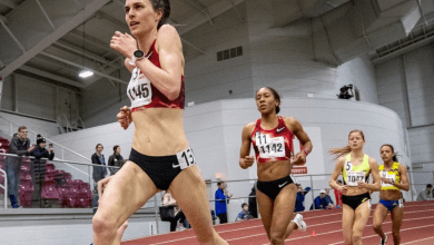 Gwen Jorgensen record personal en os 5.000 en pista
