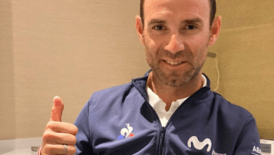 Alejandro Valverde all'hotel Abu Dhabi