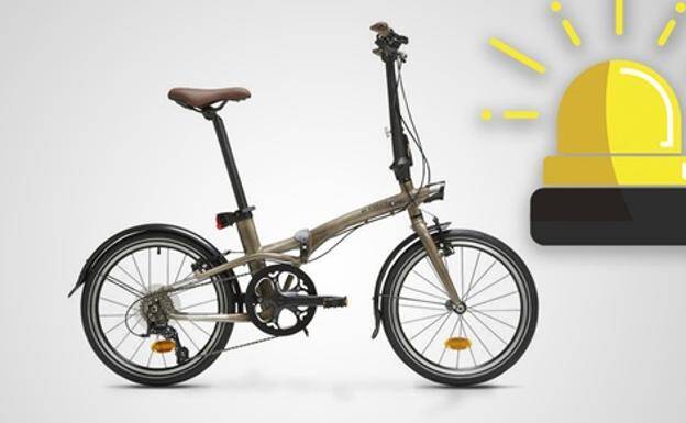 Decathlon avisa de que un fallo en una de sus bicicletas puede provocar accidentes - Decathlon Noticias ciclismo bicicleta plegable BTWIN versión Tilt 900