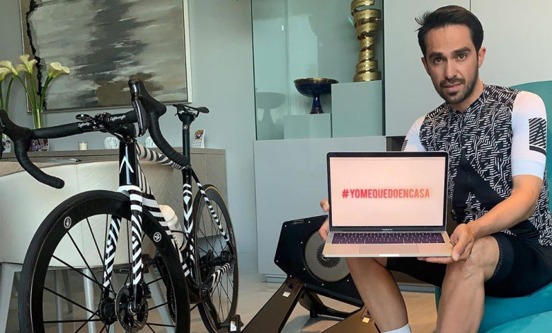 Alberto Contador también se queda en casa #YoMeQuedoEnCasa
