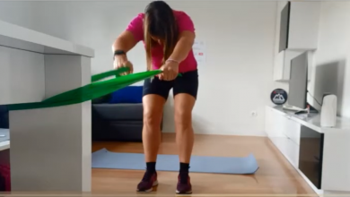 Entrenamiento de técnica de natación en casa