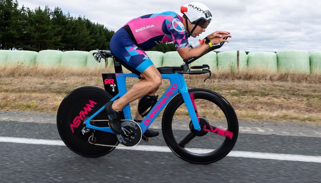 Joe Skipper en el IRONMAN Nueva Zelanda