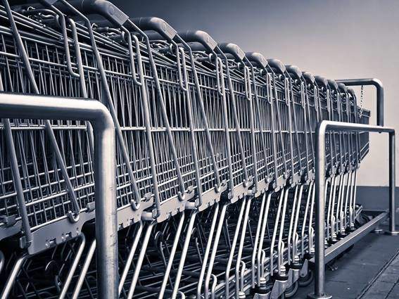 uso del carrito de la compra coronavirus