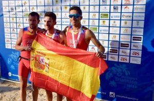 Europa Duathlon Punta Umbria Meisterschaft Medaille