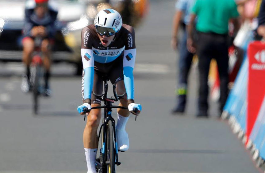 Jarne Allewijn estivo rodando casi 17 horas sobre la bici