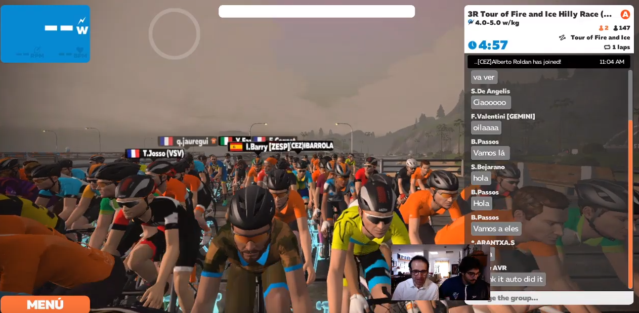 Campeonato virtual España Duatlón en Zwift