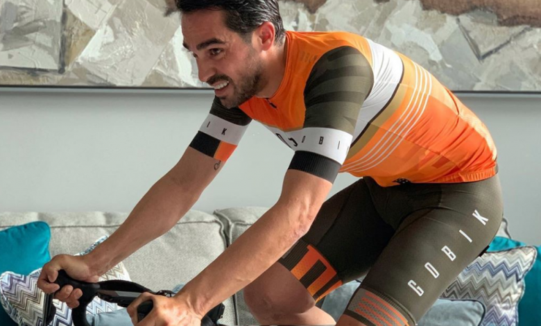 Otra sesión de entrenamiento Indoor de Alberto Contador