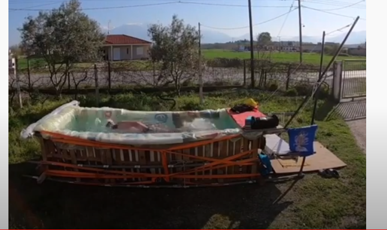 ¿Cómo fabricar una piscina casera para entrenar?