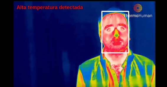 Detección de infectado con Termografía infrarroja
