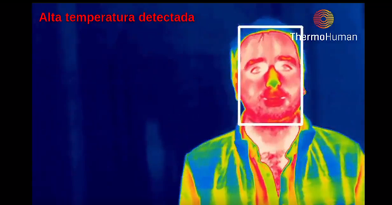 Nachweis von mit Infrarot-Thermografie infizierten