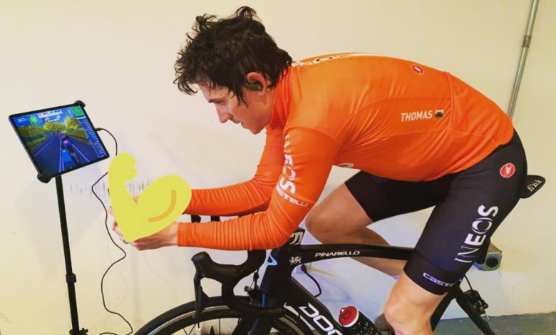 Geraint Thomas challenge 12 hours a day