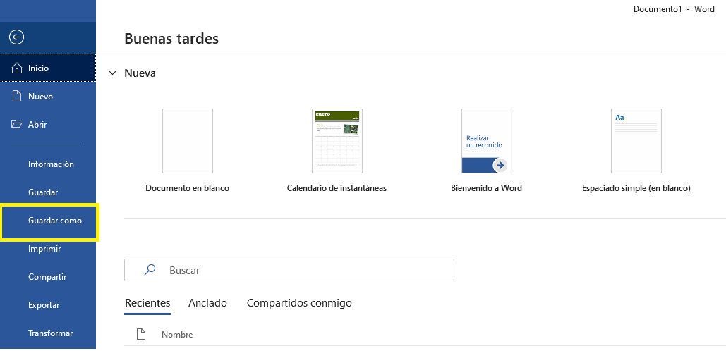 ¿Cómo convertir un Doc en un PDF? - convertir un Doc en un PDF con Guardar como