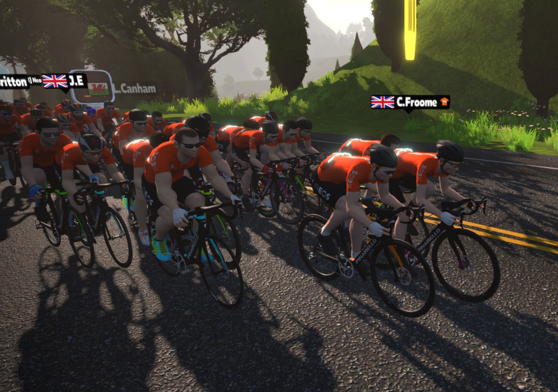récord mundial en Zwift