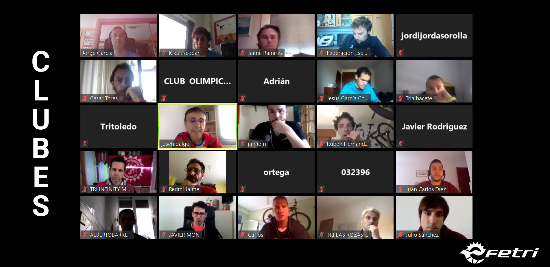 FETRI-Treffen mit den Kalenderclubs 2020