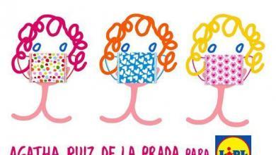 Lidl lança suas próprias máscaras com Agatha Ruiz de la Prada