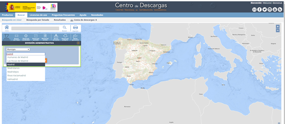 Esta web te dice cuál es el límite de tu localidad - Noticias Triatlón 1º paso para buscar los límites del municipio