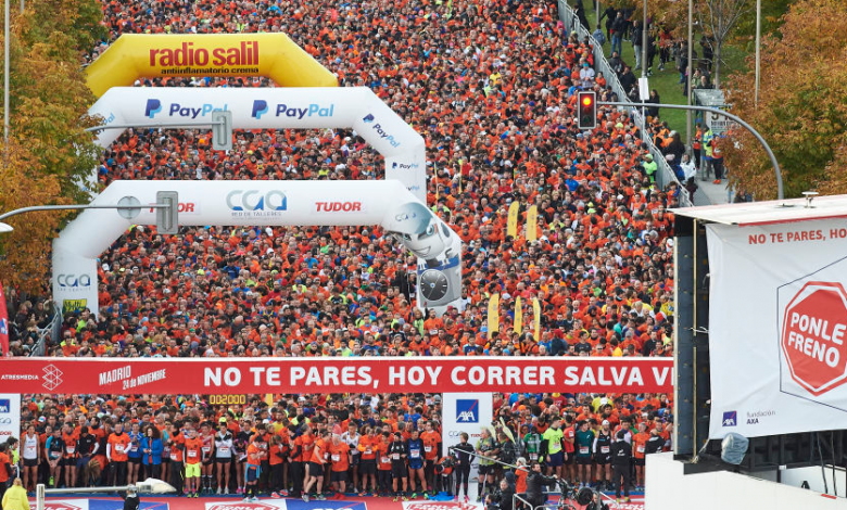 Iniciar corrida popular colocar freio