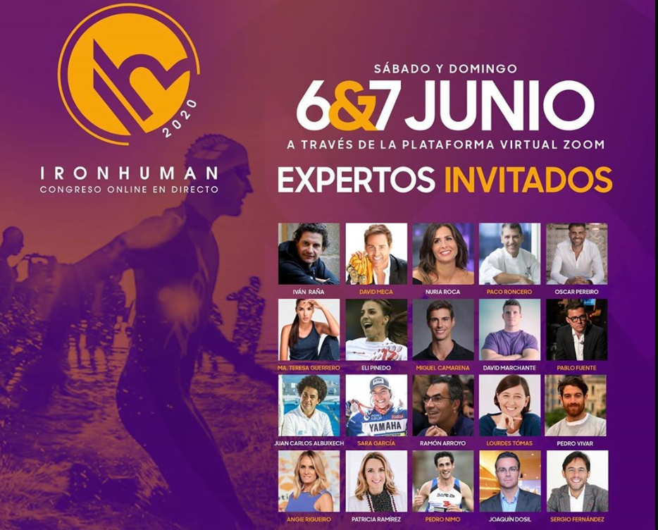 Iván Raña organiza el congreso online Iron Human - Noticias Triatlón Invitados en el IRON HUMAN