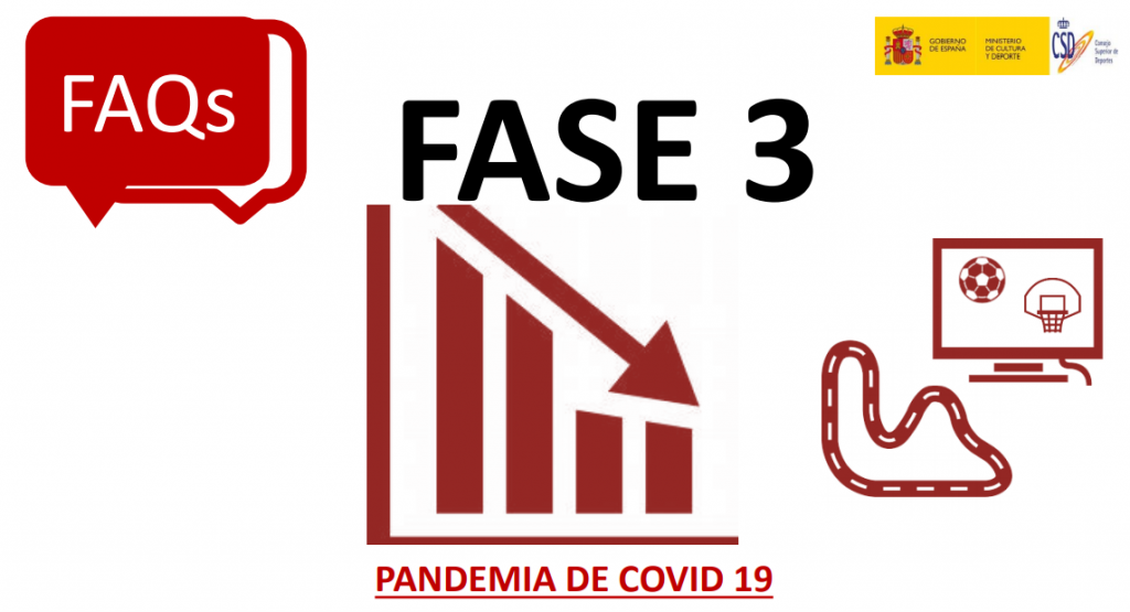 actualización CSD FAQ Deportistas Fase 3