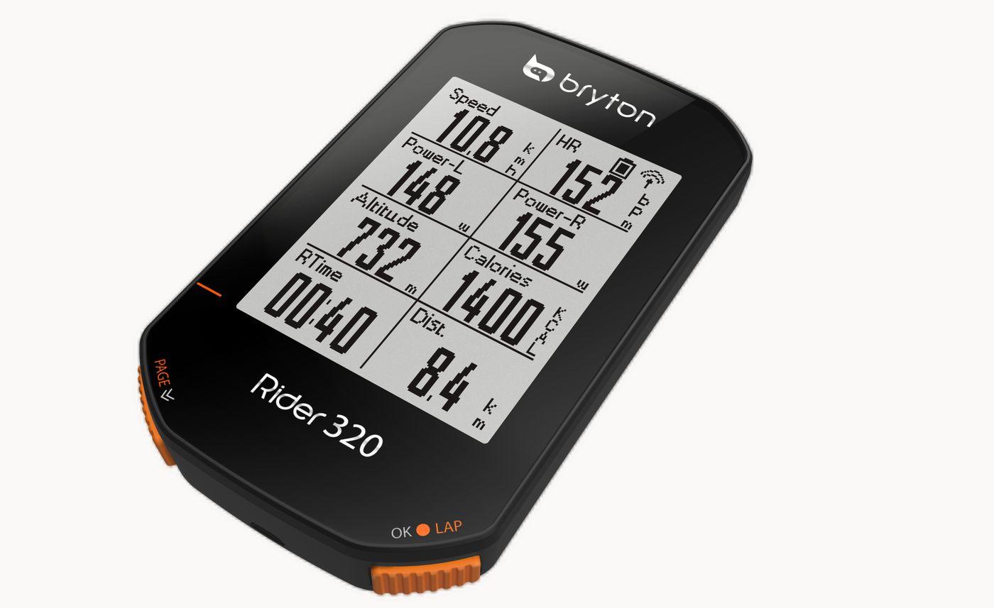 pantalla del Bryton RIDER 320