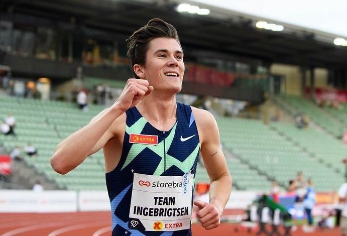 Jakob Ingebrigtsen drecord Europe 2.000 meters