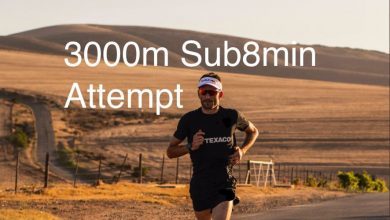 Richard Murray fällt aus 8 Minuten auf 3.000 Meter