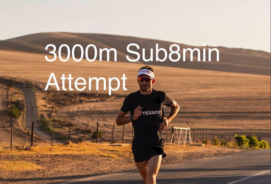 Richard Murray baja de los 8 minutos en 3.000 metros