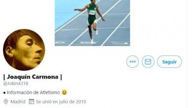 Twitter de Joaquín Carmona