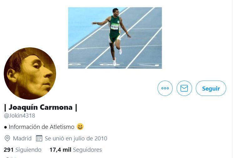 Twitter de Joaquín Carmona