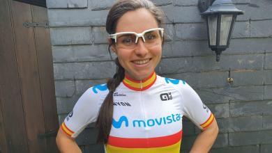 La ciclista Lourdes Oyarbide
