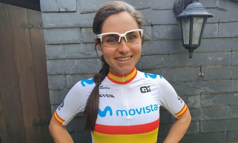 Le cycliste Lourdes Oyarbide