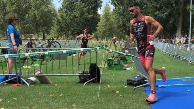 Transición en una prueba de triatlón