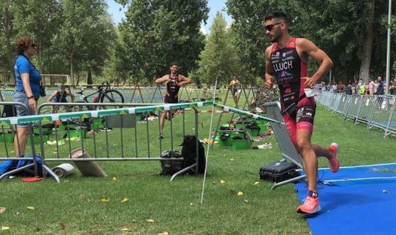 Transición en una prueba de triatlón