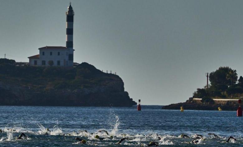 Natación en el Triatlón de Portocolom