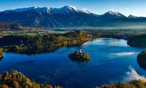 Lago de Bled en Eslovenia