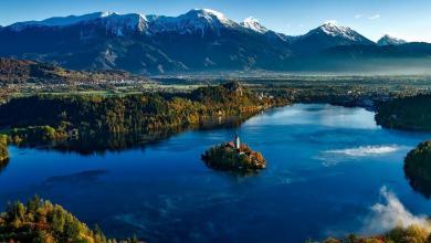 Lago de Bled en Eslovenia