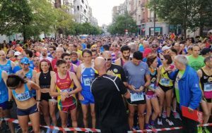 Départ du semi-marathon de Valladolid