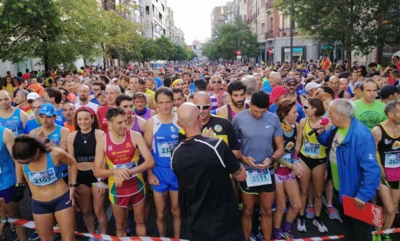 Start des Valladolid-Halbmarathons
