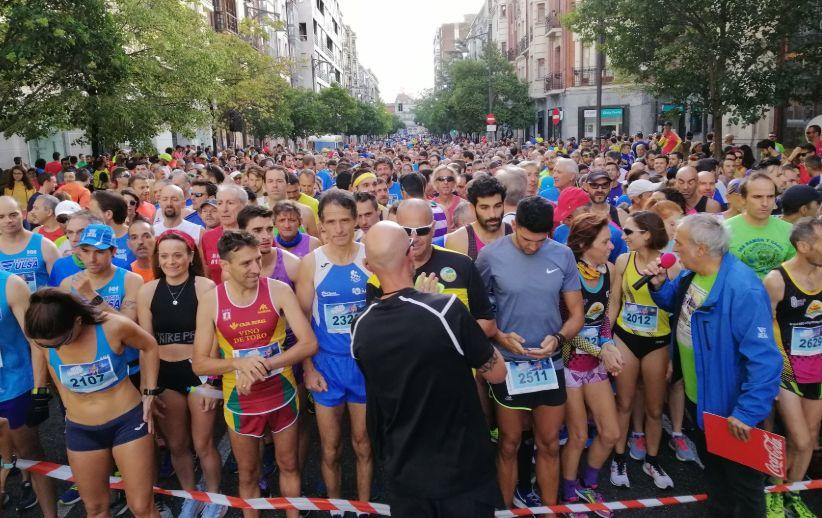 Salida media maratón Valladolid