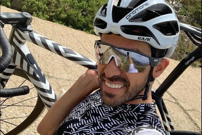 Alberto Contador en la Bola del Mundo