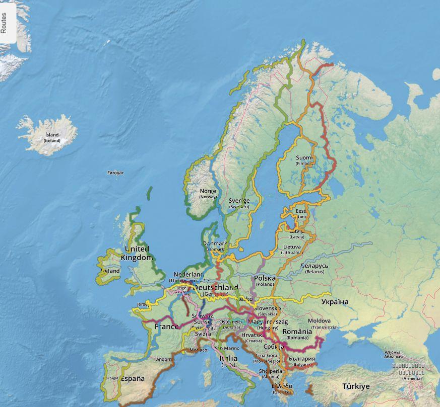 Una ruta cicloturista para atravesar España de Norte a Sur - Noticias ciclismo Rutas proyecto Eurovelo