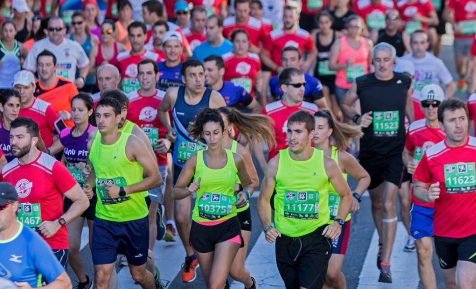 media maratón de San Fermín
