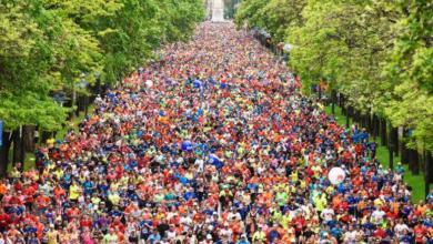 Salida del maratón de Madrid