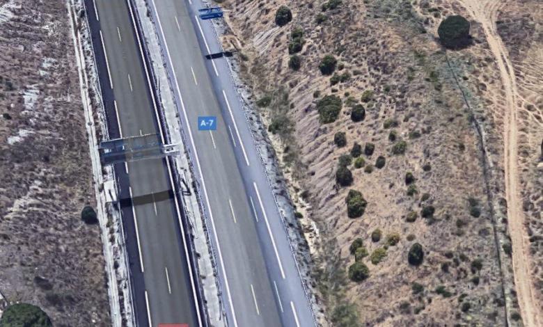 Captura google Maps de la zona del accidente