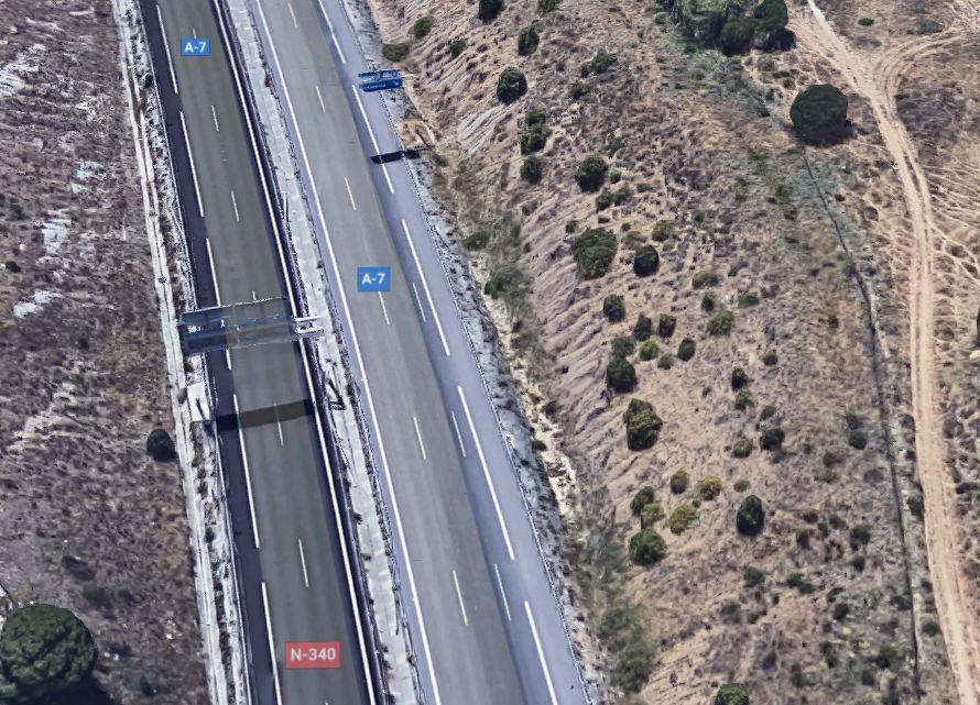 Captura google Maps de la zona del accidente