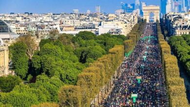 Champs Elysees Paris marathon