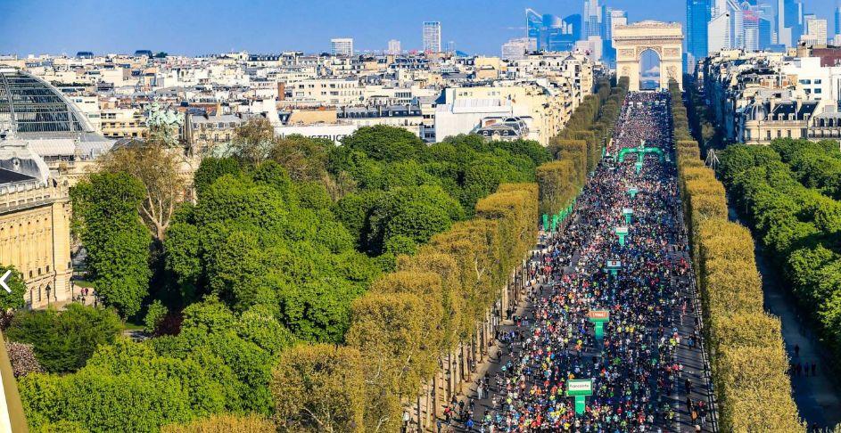 Champs Elysees maratón de Paris
